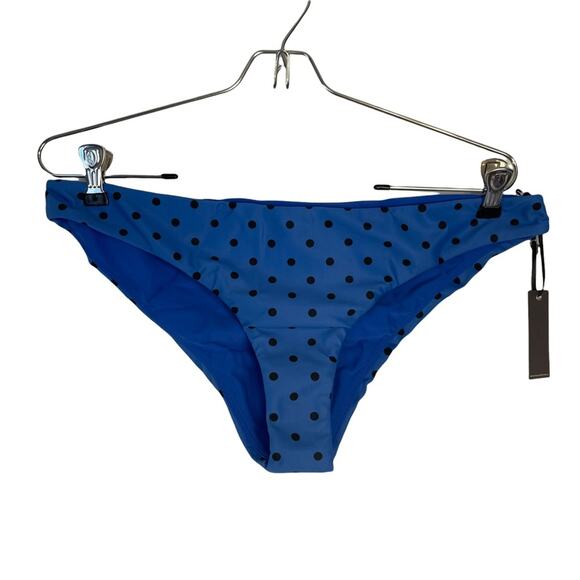 Lovers + Friends Cyan Swimsuit Bikini Bottom Midnight Dot Women’s XL NWT - Picture 6 of 10